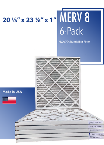 Merv 8 Pleated Air Filter - 20 1/8" x 23 1/8" x 1"