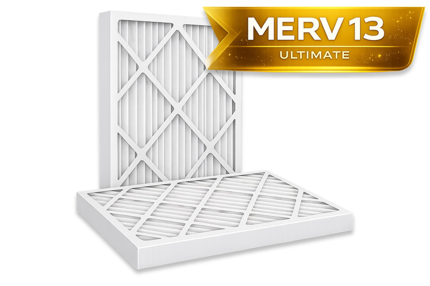 Merv 13 Pleated Air Filter - 7" x 7" x 1"