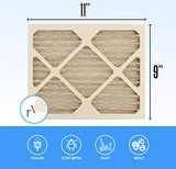 Merv 8 Pleated Air Filter - 9" x 11" x 1"