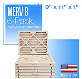 Merv 8 Pleated Air Filter - 9" x 11" x 1"